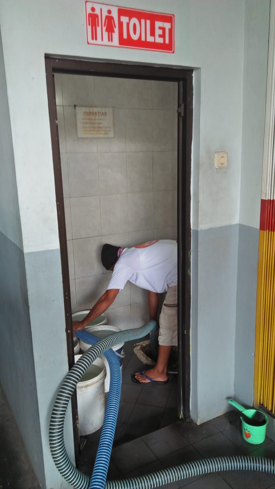 Hasil pengerjaan pembersihan